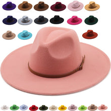 Load image into Gallery viewer, New color Fedora Female Hat
