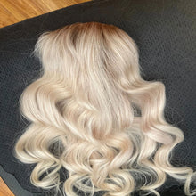 تحميل الصورة في معرض عارض ، 6-20inch Ombre Color Human Hair Topper
