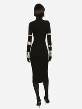 تحميل الصورة في معرض عارض ، Luxury Long Sleeve Crystal Bandage Dress
