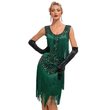 Load image into Gallery viewer, 1920s Sleeveless Flapper Dresses
