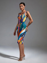 Load image into Gallery viewer, Bandage Printed Party Bodycon
