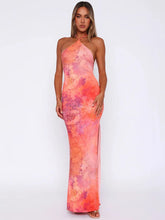 Load image into Gallery viewer, Halter Print Bodycon Maxi
