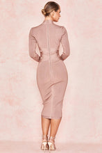 Load image into Gallery viewer, Bodycon Long Sleeve Midi Bandage
