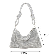 Load image into Gallery viewer, Shiny Rhinestones Evening Clutch Bag
