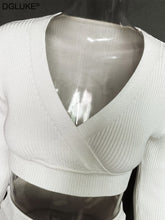 Cargar imagen en el visor de la galería, 2 Piece Long Sleeve Top And Skirt
