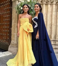 تحميل الصورة في معرض عارض ، Boho Straples Prom Dressess A-Line High
