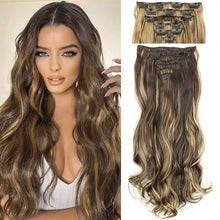 تحميل الصورة في معرض عارض ، 16 Clips 7Pcs/Set Hair Extensions
