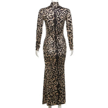 Загрузить изображение в средство просмотра галереи, Leopard Print Sexy Maxi Dress Bodycon
