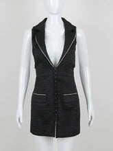 Load image into Gallery viewer, Elegant Luxury Diamond Mini Dress Long Sleeve Jacket 2 Piece
