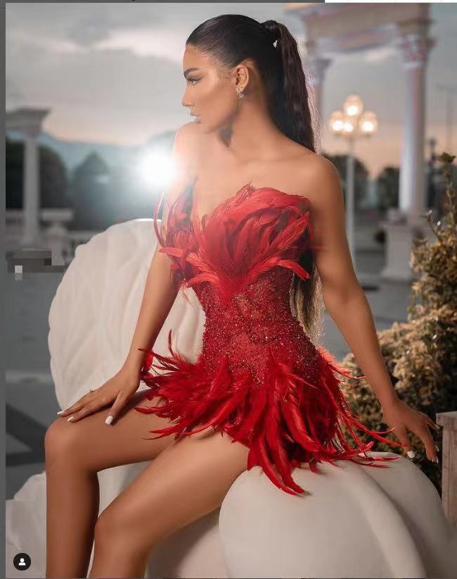 2023 New Red Bodycon