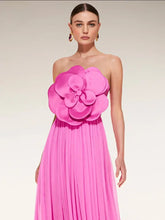 Load image into Gallery viewer, Elegant 3D Flower Strapless Long
