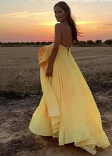 تحميل الصورة في معرض عارض ، Boho Straples Prom Dressess A-Line High
