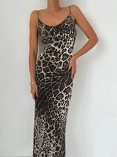 تحميل الصورة في معرض عارض ، Sexy Backless Print Leopard
