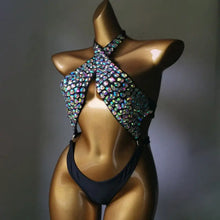 تحميل الصورة في معرض عارض ، 2023 crystal bikini swimwear
