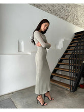 Load image into Gallery viewer, Solid Maxi Long Sweater Dress
