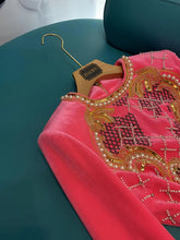Cargar imagen en el visor de la galería, Hot Embroidery Sequined Beading Lady Party
