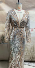 Cargar imagen en el visor de la galería, Women Luxury Gilding Sequins Long

