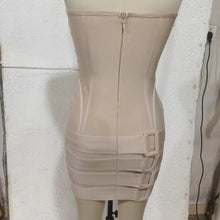 Load image into Gallery viewer, Sexy Strapless Laced-up Bodycon
