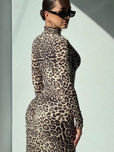 将图片加载到图库查看器，Casual Leopard Dresses
