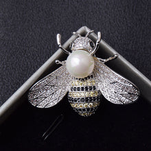 Load image into Gallery viewer, High Fashion Bee Brooches w/ Rhinestone
