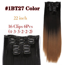 将图片加载到图库查看器，Synthetic 22Inch Clip Extensions 16 Clips
