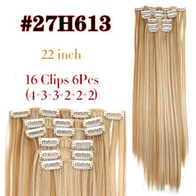 Charger l&#39;image dans la galerie, Synthetic 22Inch Clip Extensions 16 Clips
