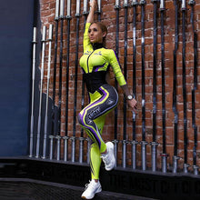 Load image into Gallery viewer, Patchwork Sport Jumpsuits
