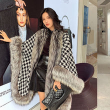 Charger l&#39;image dans la galerie, 2021 Fur Coat Poncho Wool Warm
