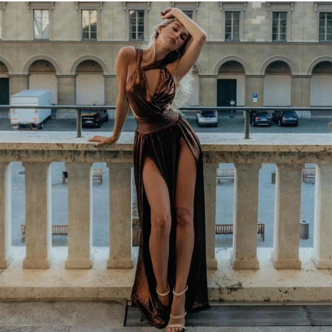 Evening Dresses with Slit A-Line