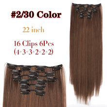 Cargar imagen en el visor de la galería, Synthetic 22Inch Clip Extensions 16 Clips
