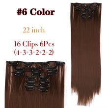 Cargar imagen en el visor de la galería, Synthetic 22Inch Clip Extensions 16 Clips
