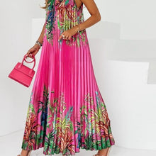 Load image into Gallery viewer, Loose Halter Pleated Maxi
