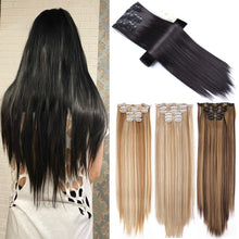 Cargar imagen en el visor de la galería, Synthetic 22Inch Clip Extensions 16 Clips
