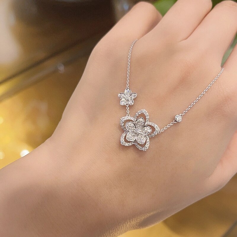 Zircon de fleur de luxe