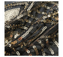 Load image into Gallery viewer, Sequined Mesh Scarf 1920s
