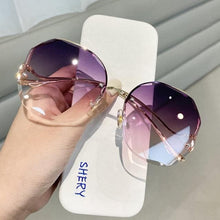 将图片加载到图库查看器，2021 Rimless Sunglasses UV400 - Jane&#39;s Island
