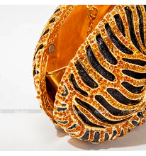 Load image into Gallery viewer, Tiger Crystal Evening Clutch
